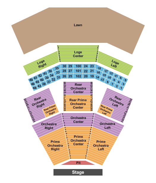 Wolf Trap National Park for the Performing Arts Jerry Douglas Seating Chart